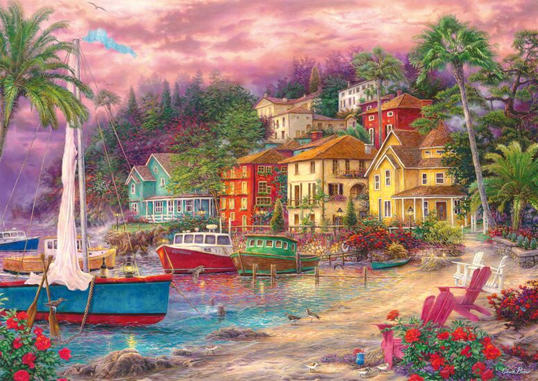 Schmidt - Chuck Pinson - Costal Charm - 1000 Piece Jigsaw Puzzle