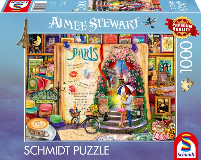 Schmidt - Aimee Stewart - Memories of Paris - 1000 Piece Jigsaw Puzzle
