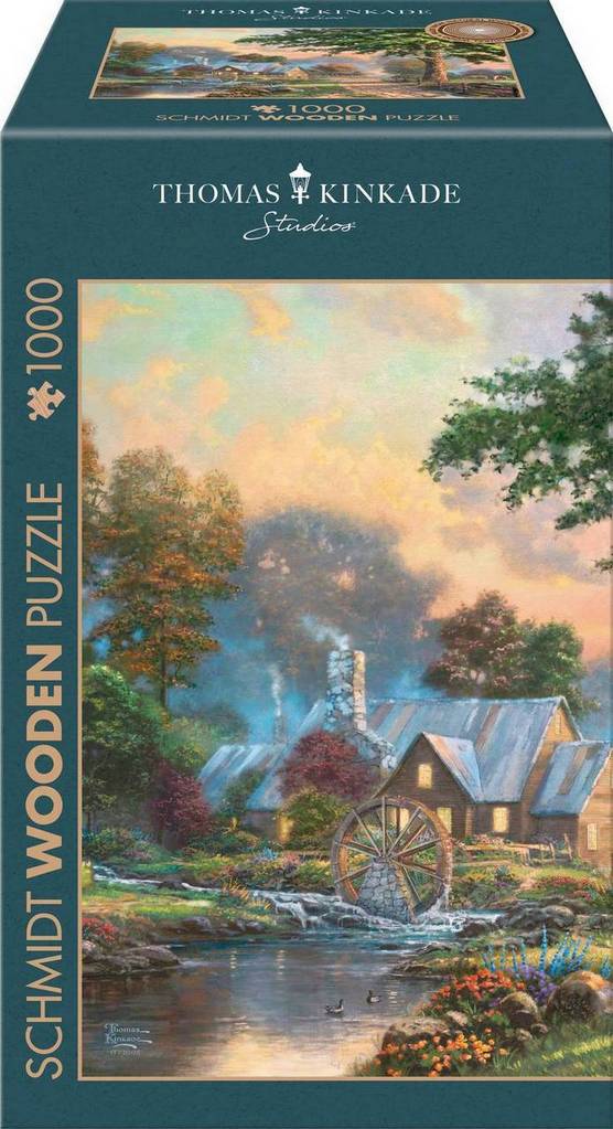 Schmidt - Thomas Kinkade - Simpler Times - 1000 Piece Wooden Jigsaw Puzzle