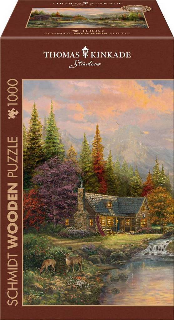 Schmidt - Thomas Kinkade - Sierra Paradise - 1000 Piece Wooden Jigsaw Puzzle