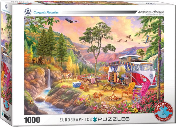 Eurographics - VW Campers Paradise - 1000 Piece Jigsaw Puzzle