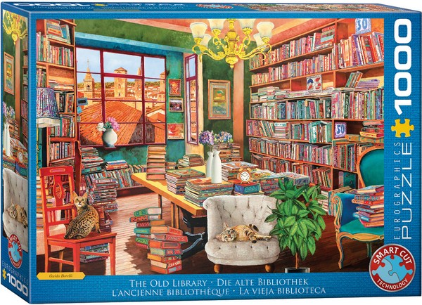 Eurographics - The Old Library - 1000 Piece Jigsaw Puzzle