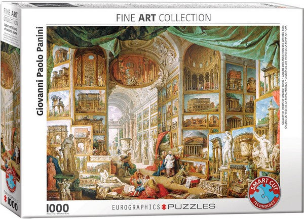 Eurographics - Ancient Rome by Paolo Pannini - 1000 Piece Jigsaw Puzzle