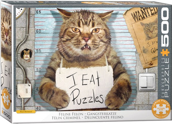 Eurographics - Felony Cat - 500XL Piece Jigsaw Puzzle