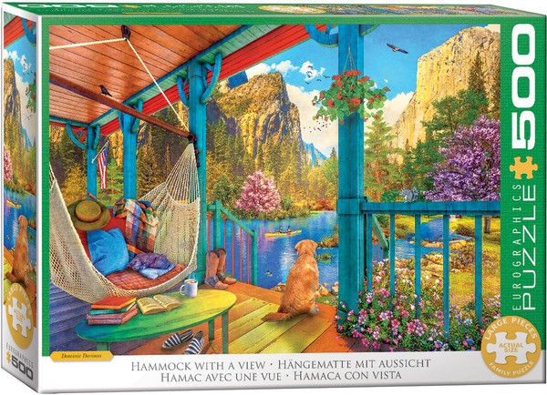 Eurographics - Hammock with a View - 500XL Piece Jigsaw Puzzle