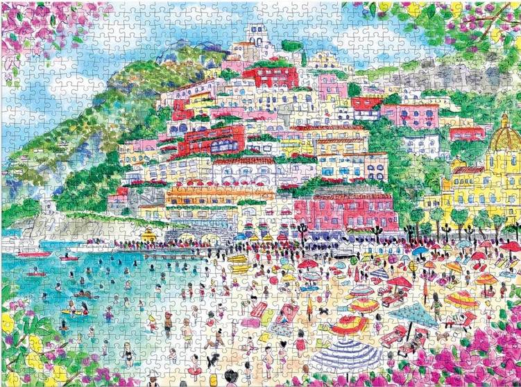 Galison - Michael Storrings - Coast of Italy - 1000 Piece Jigsaw Puzzle
