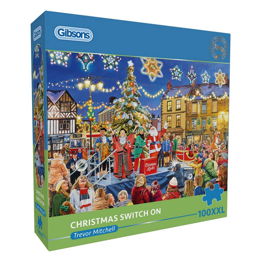 Gibsons - Christmas Switch On - 100XXL Piece Jigsaw Puzzle