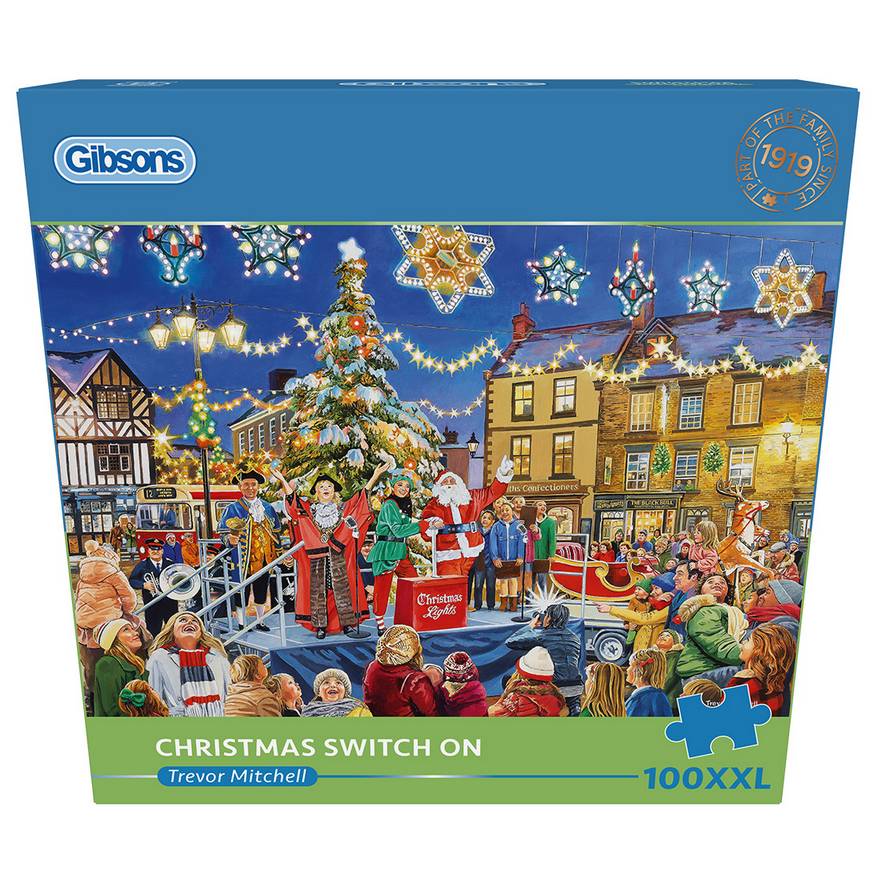 Gibsons - Christmas Switch On - 100XXL Piece Jigsaw Puzzle