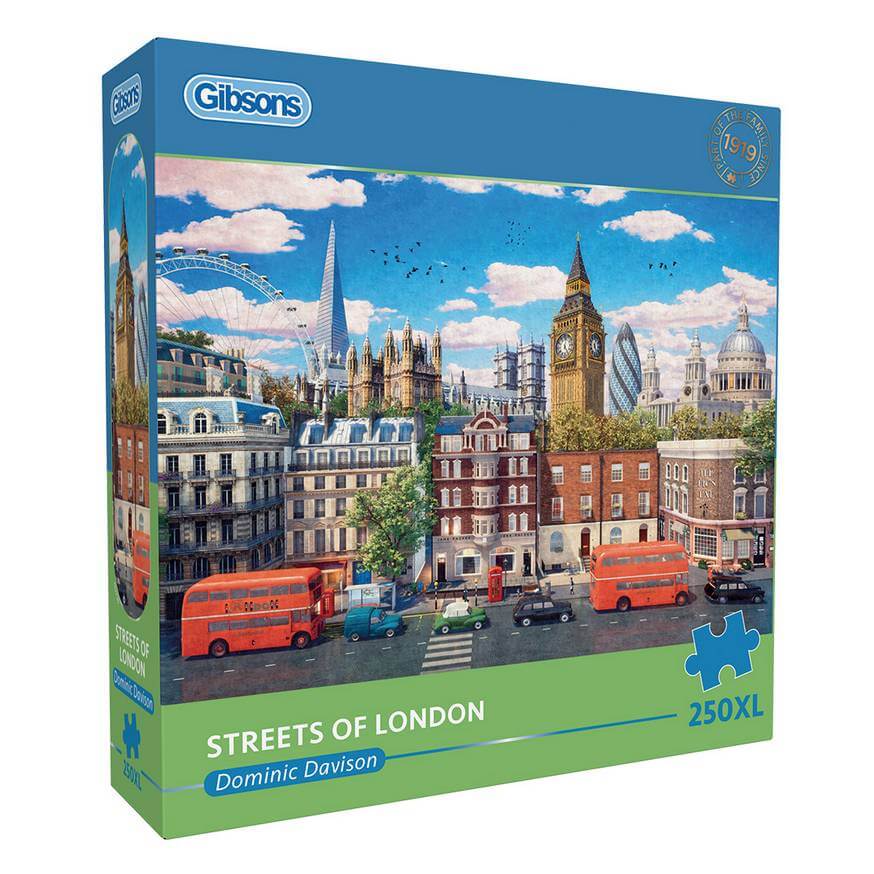 Gibsons - Streets of London - 250XL Piece Jigsaw Puzzle