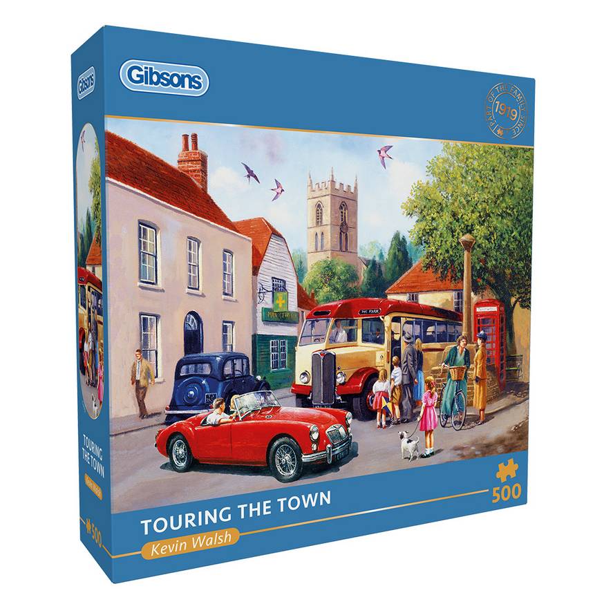 Gibsons - Touring the Town - 500 Piece Jigsaw Puzzle