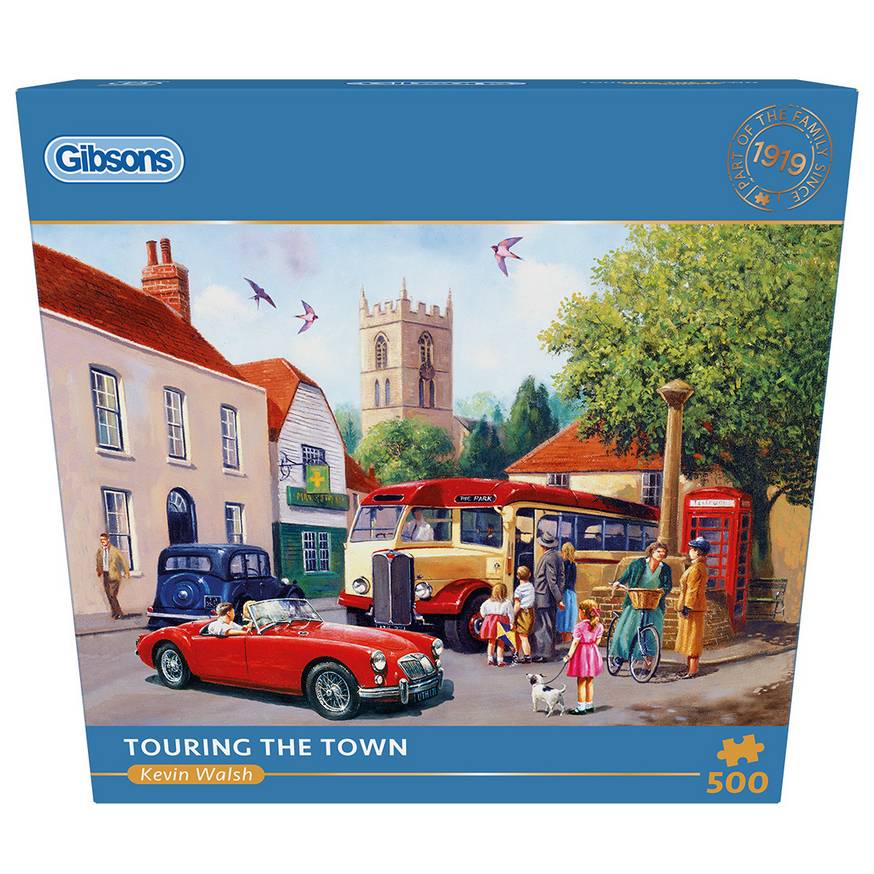 Gibsons - Touring the Town - 500 Piece Jigsaw Puzzle