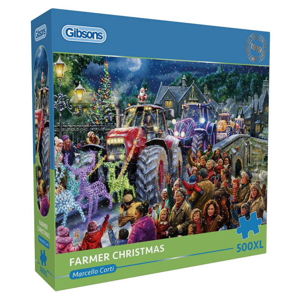Gibsons - Farmer Christmas - 500XL Piece Jigsaw Puzzle