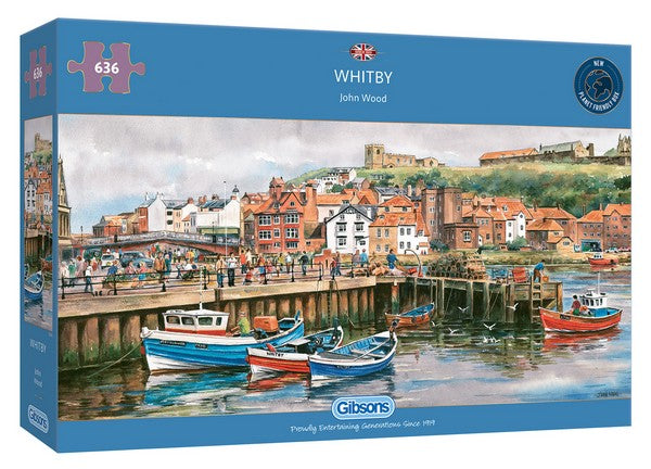 Gibsons - Whitby Harbour - 636 Piece Jigsaw Puzzle