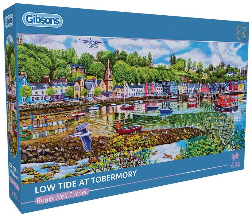 Gibsons - Low Tide at Tobermory - 636 Piece Jigsaw Puzzle