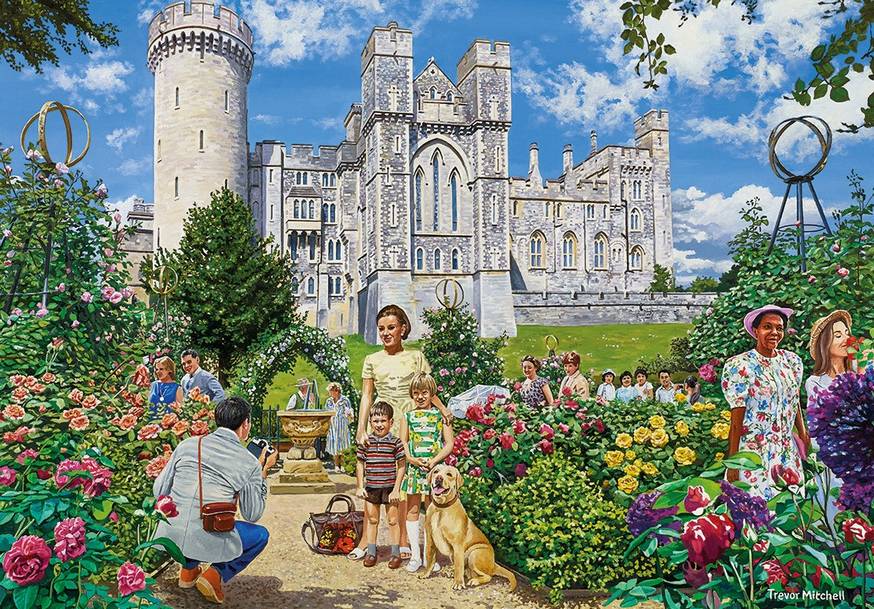 Gibsons - Day Trip to Arundel - 4 x 500 Piece Jigsaw Puzzle