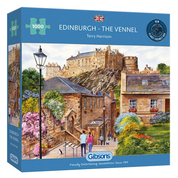 Gibsons - Edinburgh The Vennel - 1000 Piece Jigsaw Puzzle