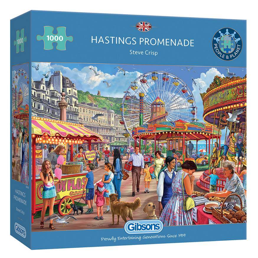 Gibsons - Hastings Promenade - 1000 Piece Jigsaw Puzzle