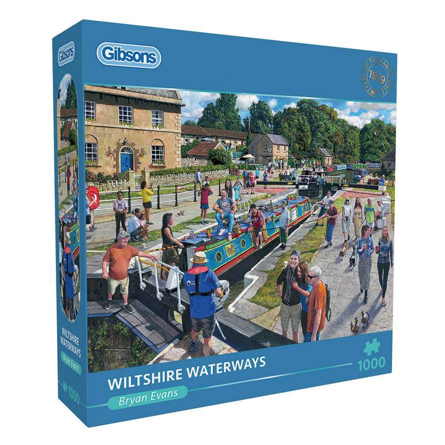 Gibsons - Wiltshire Waterways - 1000 Piece Jigsaw Puzzle