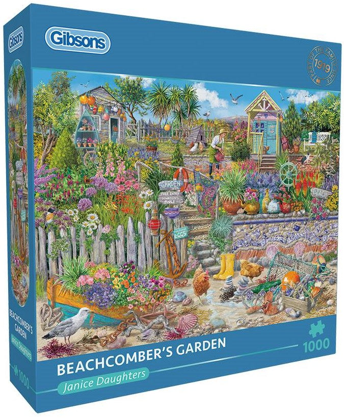 Gibsons - Beachcombers Garden - 1000 Piece Jigsaw Puzzle