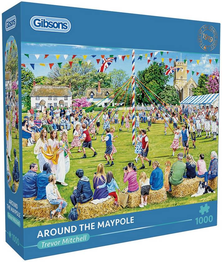 Gibsons - Around the Maypole - 1000 Piece Jigsaw Puzzle