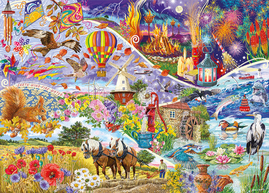 Gibsons - Elemental - 1000 Piece Jigsaw Puzzle