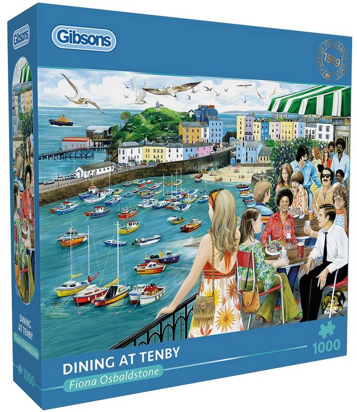 Gibsons - Dining at Tenby - 1000 Piece Jigsaw Puzzle