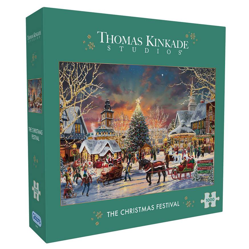 Gibsons - The Christmas Festival - 1000 Piece Jigsaw Puzzle