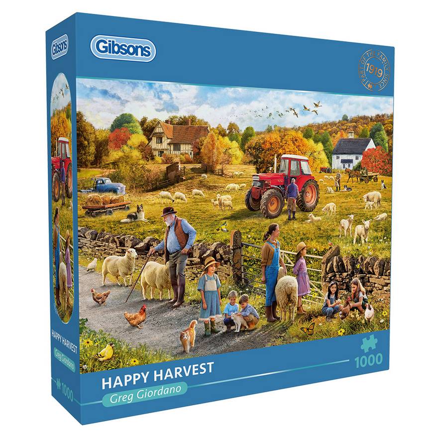 Gibsons - Happy Harvest - 1000 Piece Jigsaw Puzzle