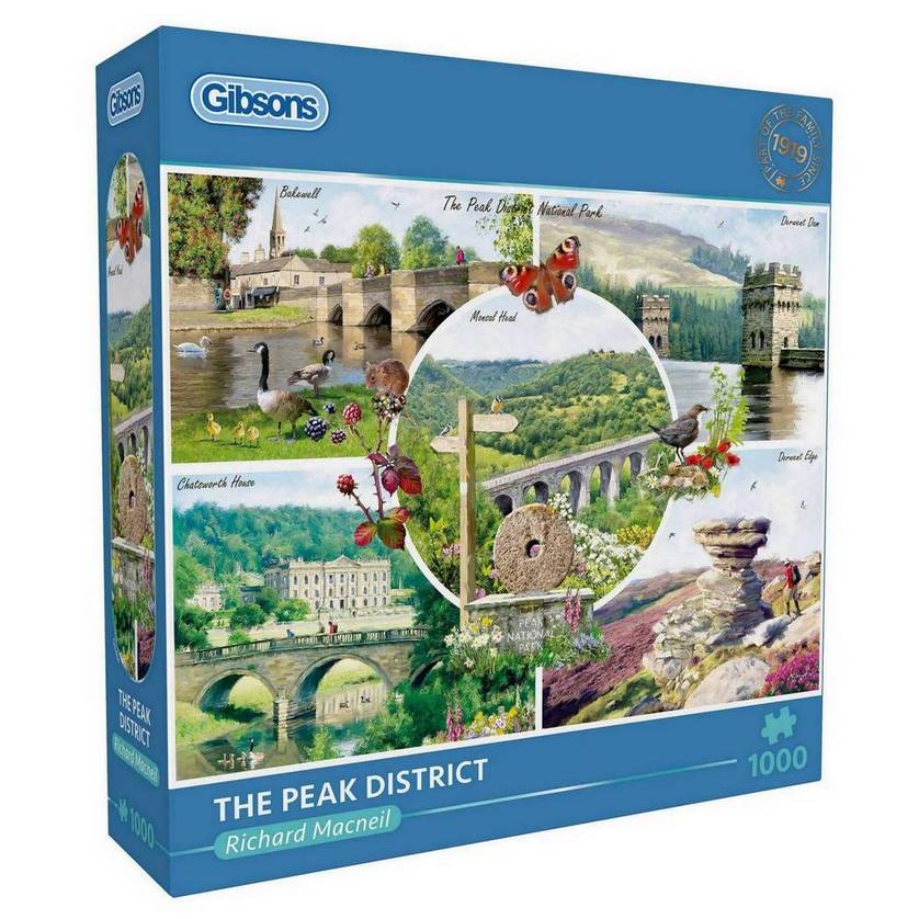 Gibsons - The Peak District - 1000 Piece Jigsaw Puzzle