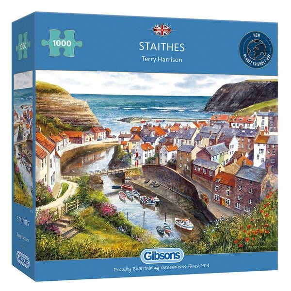 Gibsons - Staithes - 1000 Piece Jigsaw Puzzle