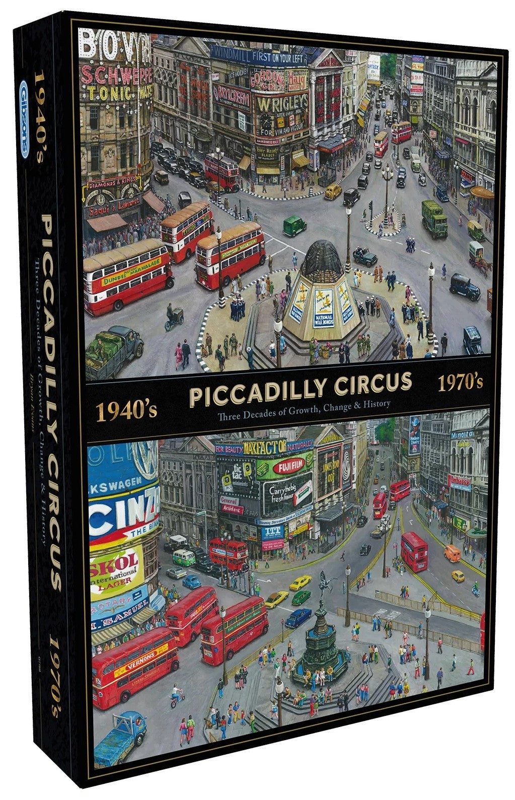 Gibsons - Piccadilly Through the Decades - 1000 Piece Jigsaw Puzzle