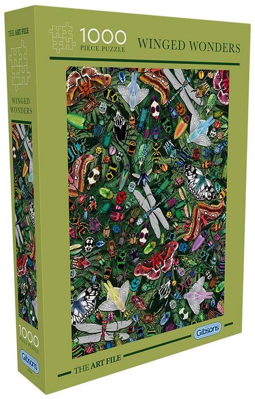 Gibsons - The Art File Winged Wonders - 1000 Piece Jigsaw Puzzle