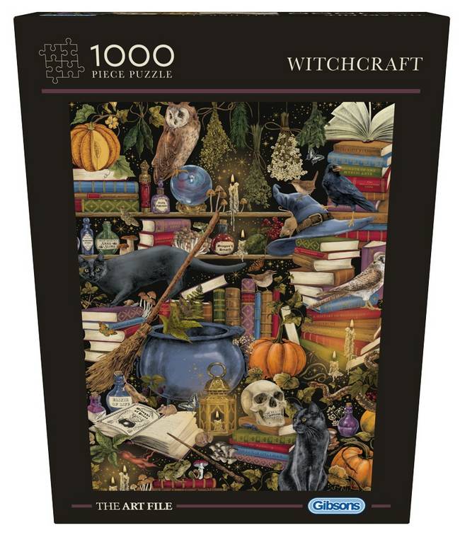 Gibsons - The Art File Witchcraft - 1000 Piece Jigsaw Puzzle