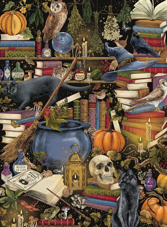 Gibsons - The Art File Witchcraft - 1000 Piece Jigsaw Puzzle