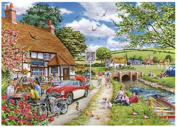House of Puzzles - Tales From The Tavern - 4 x 500 Piece Jigsaw Puzzle
