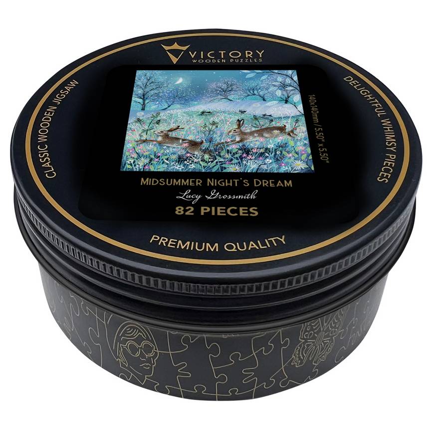 Victory Puzzles - Midsummer Nights Dream - 82 Piece Wooden Jigsaw Puzzle