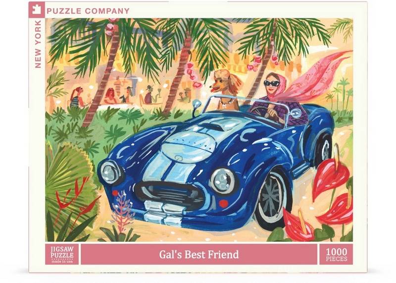 New York Puzzle Company - Gals Best Friend - 1000 Piece Jigsaw Puzzle