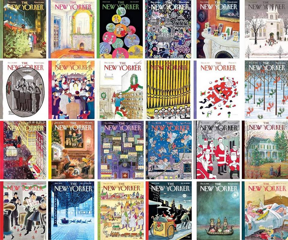 New York Puzzle Company - New Yorker - Advent Calendar - 24 x 100 Piece