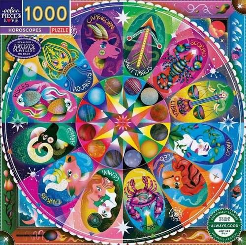 Eeboo - Horoscopes - 1000 Piece Jigsaw Puzzle