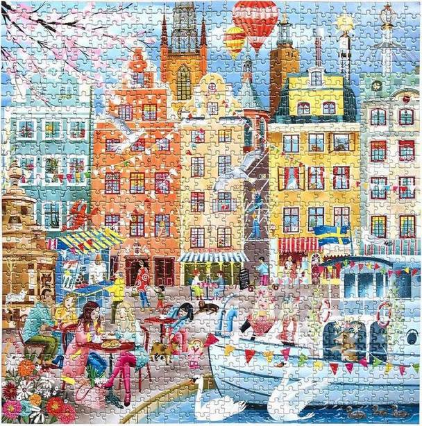 Eeboo - Stockholm - 1000 Piece Jigsaw Puzzle