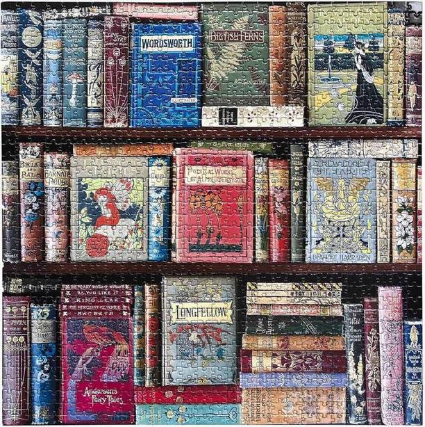 Eeboo - Vintage Library - 1000 Piece Jigsaw Puzzle