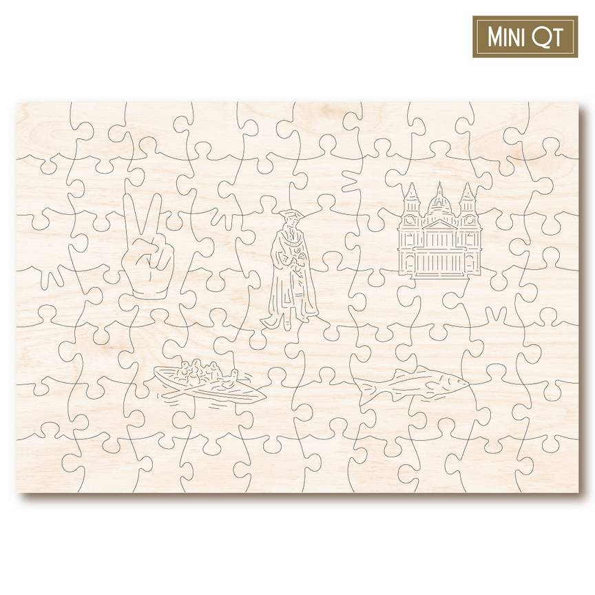 Victory Puzzles - The River Thames With St Pauls - 72 Piece Wooden Jigsaw Puzzle