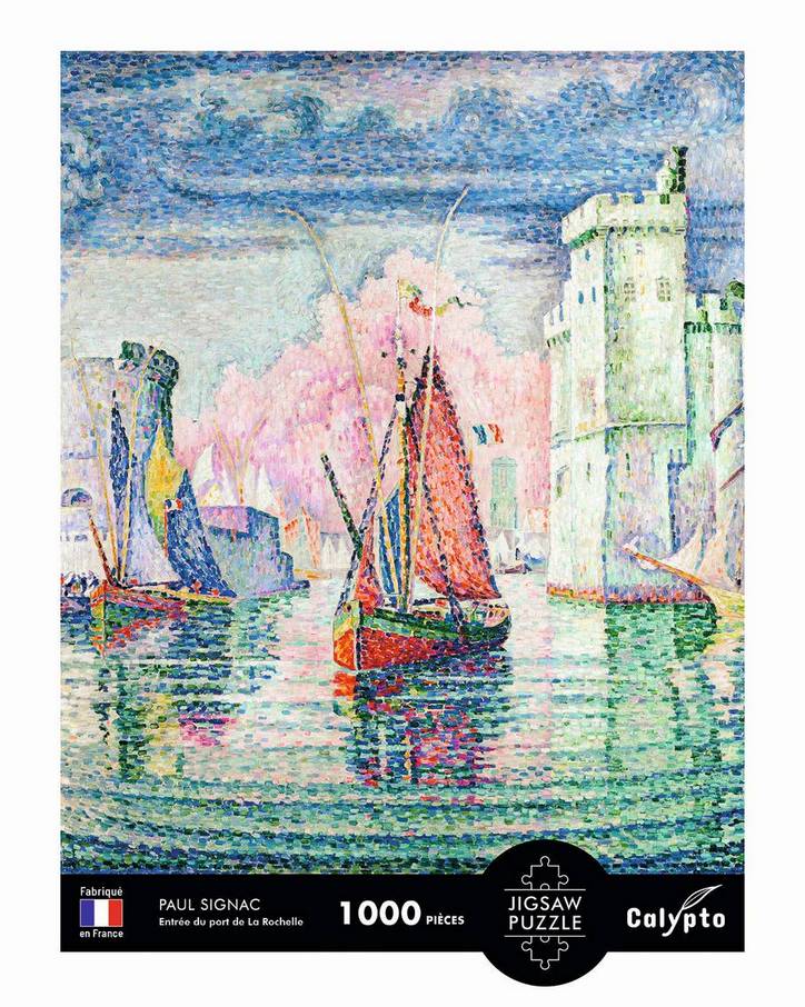 Calypto - Paul Signac - Entree du port de La Rochelle - 1000 Piece Jigsaw Puzzle
