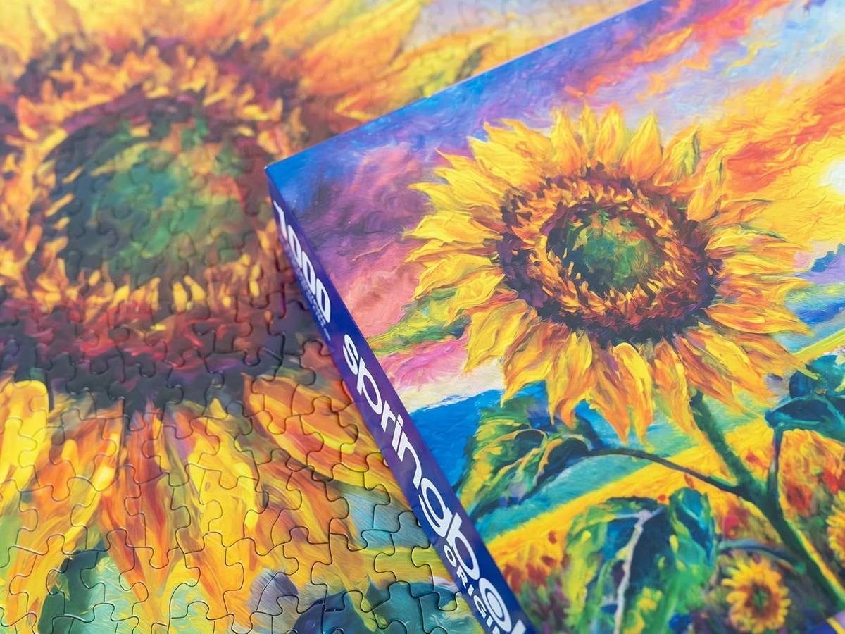 Springbok - Sunflower Sunset - 1000 Piece Jigsaw Puzzle