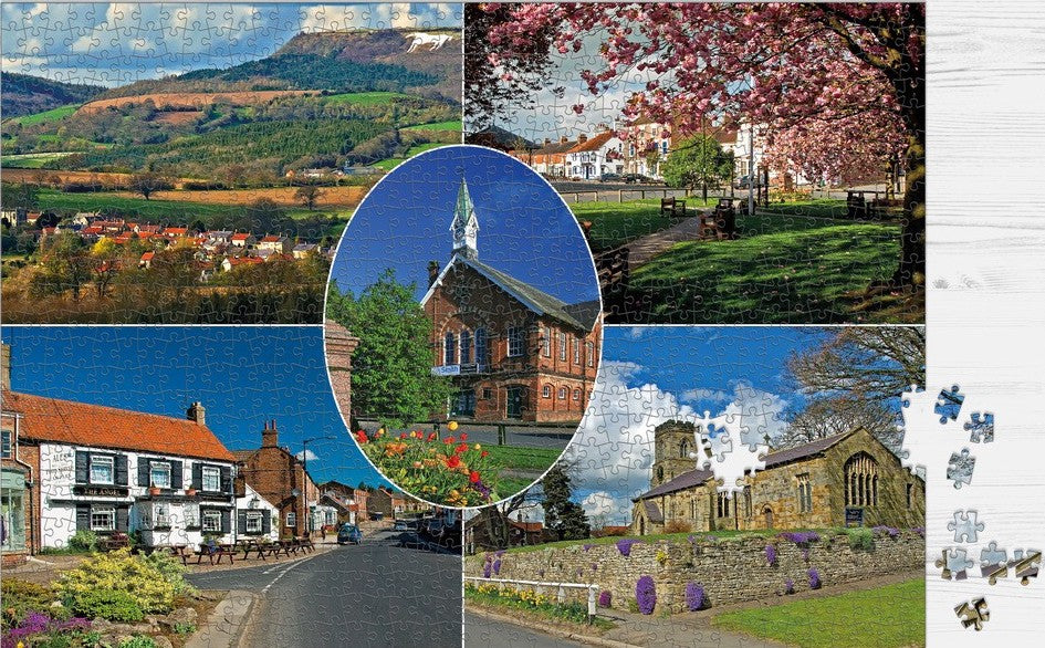 The Yorkshire Jigsaw Store - Views of Easingwold - 1000 Piece Jigsaw Puzzle