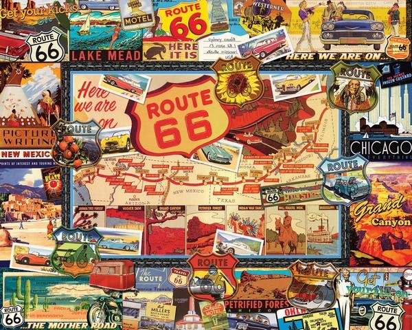 White Mountain - Route 66 - 1000 Piece Jigsaw Puzzle