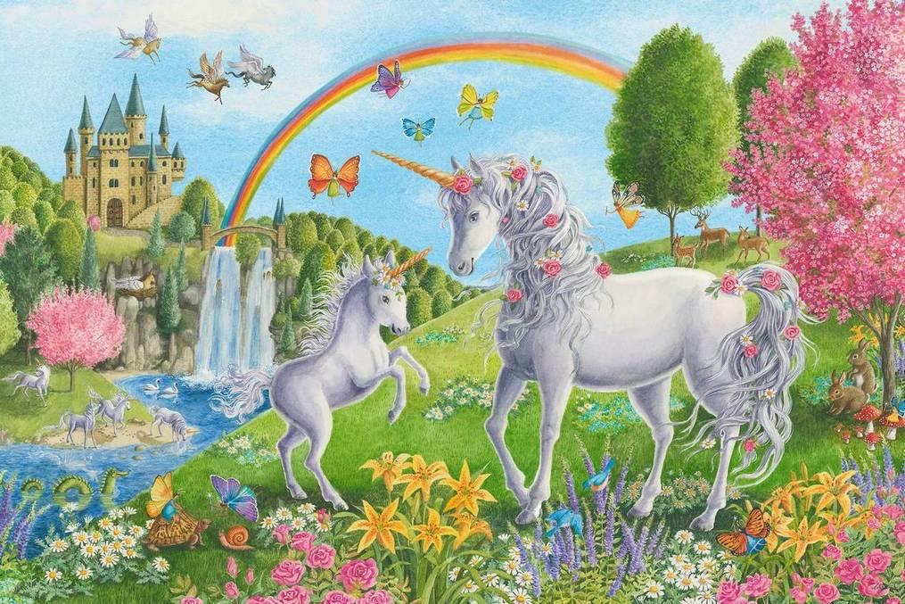 Ravensburger - Prancing Unicorns Giant Floor Puzzle - 24 Piece Jigsaw Puzzle