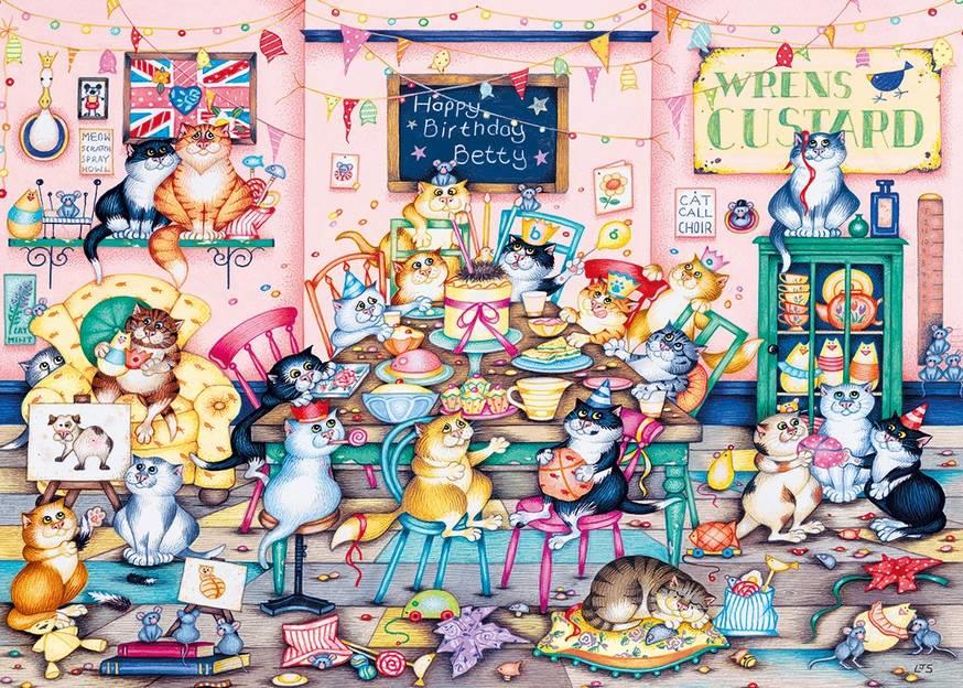 Gibsons - Betty's Birthday - 1000 Piece Jigsaw Puzzle