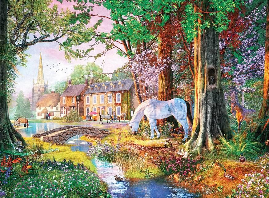 Gibsons - New Forest Ponies - 1000 Piece Jigsaw Puzzle