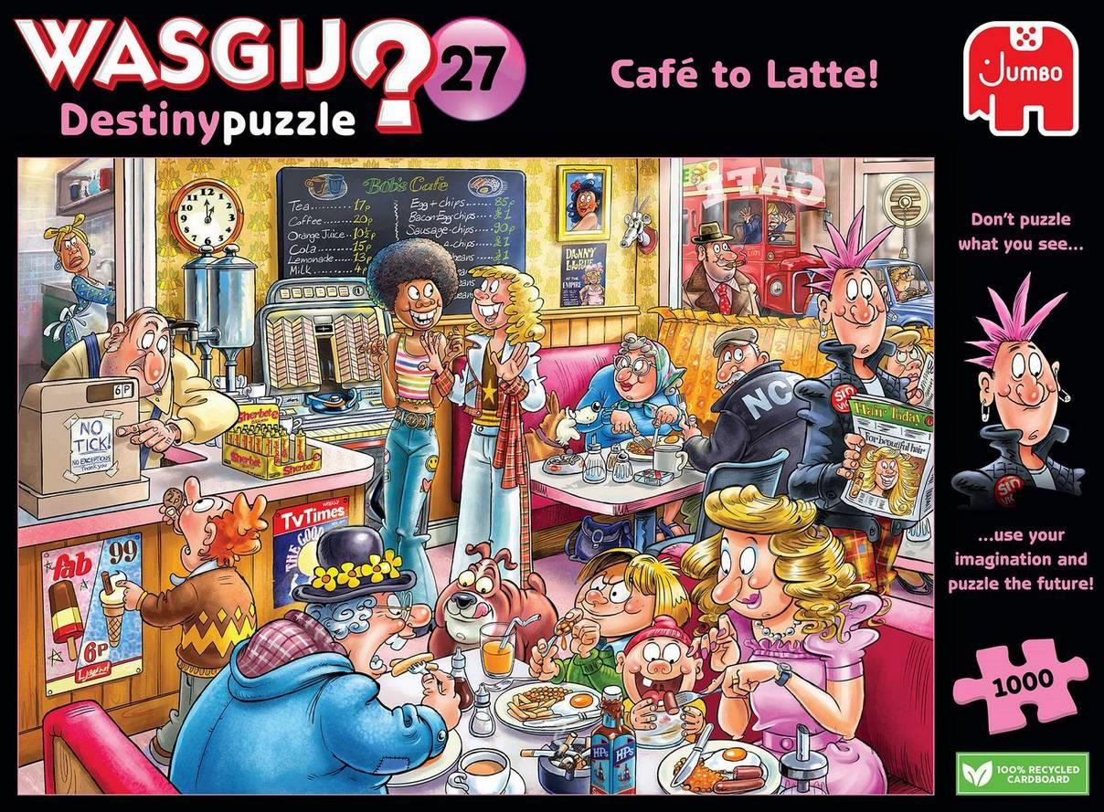 Wasgij - Destiny 27 Café to Latte! - 1000 Piece Jigsaw Puzzle